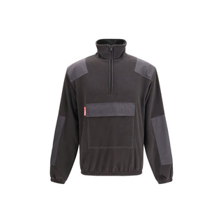 Black Polyester Sweatshirt