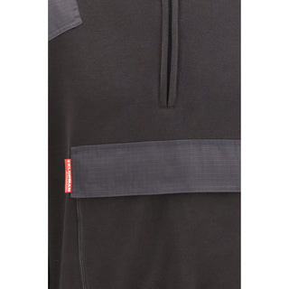 Black Polyester Sweatshirt