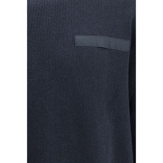 Blue Cotton Sweatshirt