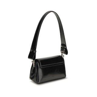 Black Calf Leather Bos Taurus Handbag
