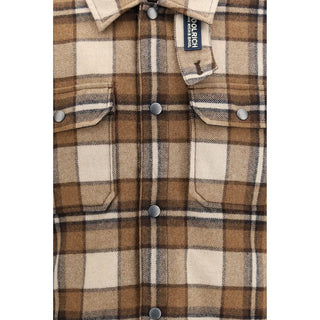 Brown Wool Oves Aries Full-Length Jacket