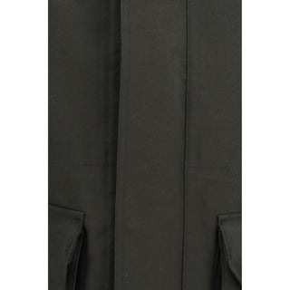 Black Polyester Parka