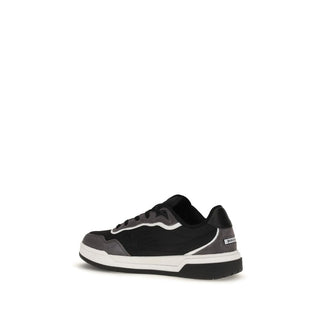 Black Calf Leather Bos Taurus Low Top Sneakers