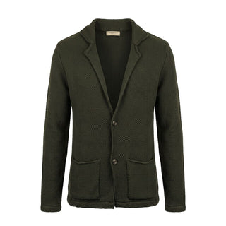 Green Wool Men's Sweater