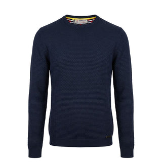 Blue Cotton Men's Sweater