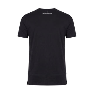 Black Cotton Men Sweater