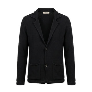 Black Wool Men's Sweater