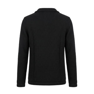 Black Wool Men's Sweater