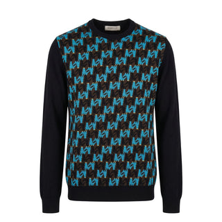 Light Blue Wool Men's Sweater