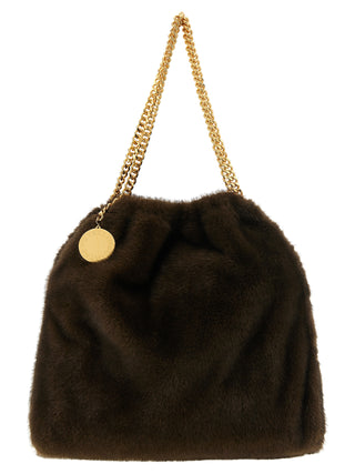 Brown Polyester Shoulder Bag