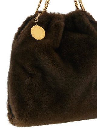 Brown Polyester Shoulder Bag
