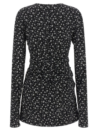 Black Silk Short Dress