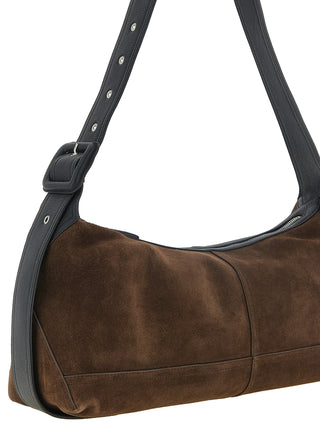 Brown Cowhide Crossbody Bag