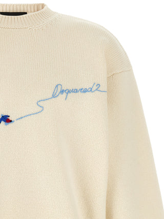 White Wool Cardigan