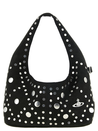 Black Cowhide Shoulder Bag