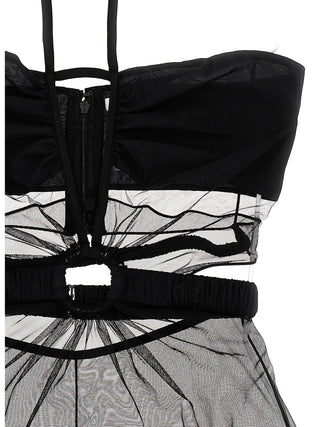 Black Polyamide Bodysuit
