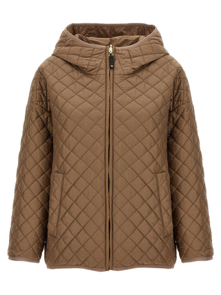 Beige Polyester Shell Jacket