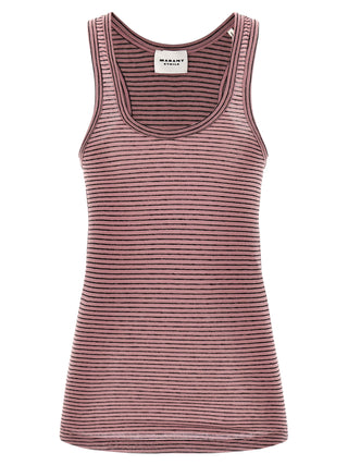 Multicolor Cotton Sleeveles T-Shirt