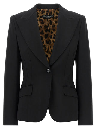 Black Virgin Wool Blazer