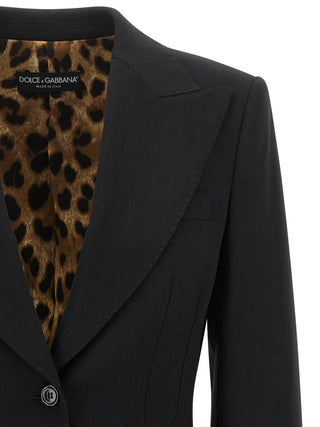 Black Virgin Wool Blazer