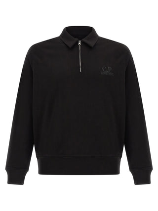 Black Cotton Sweatshirt