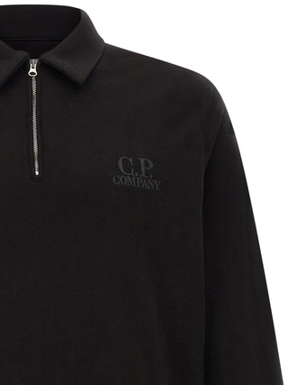 Black Cotton Sweatshirt