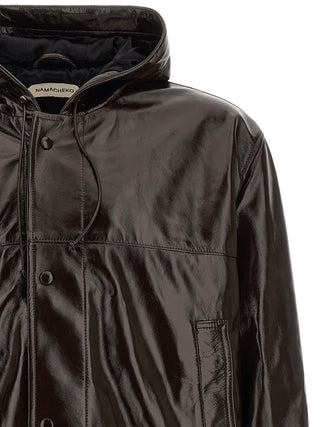 Brown Lamb Leather Leather Jacket