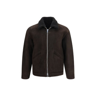 Brown Lamb Ovis Aries Leather Jacket