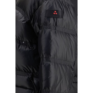 Black Polyamide Full-Length Jacket