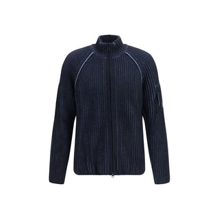 Blue Polyamide Cardigan