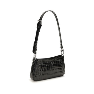 Black Calf Leather Bos Taurus Shoulder Bag