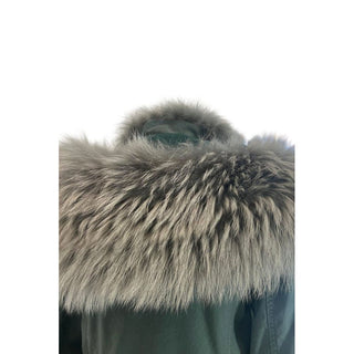 Green Cotton Women's Jacket