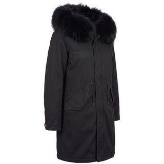 Black Cotton Women Jacket