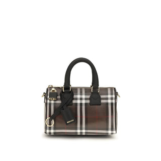Brown Cotton Shoulder Bag
