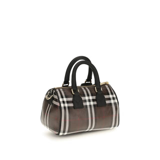 Brown Cotton Shoulder Bag