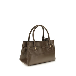 Brown Buffalo Leather Shoulder Bag