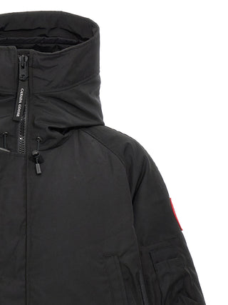 Black Polyester Bomber