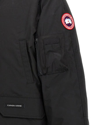 Black Polyester Bomber