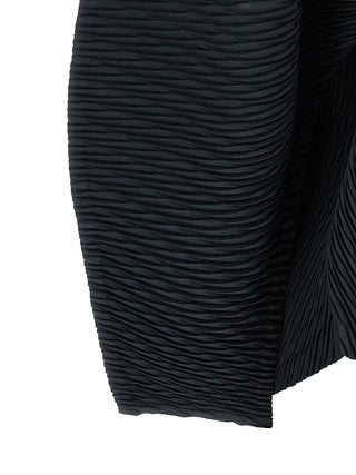 Black Polyester Cardigan