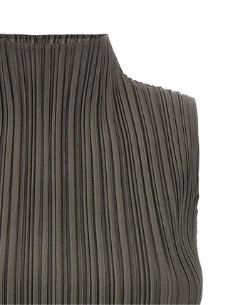 Bicolor Polyester Blouse