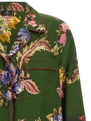 Bicolor Polyester Blouse