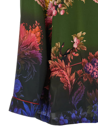 Bicolor Polyester Blouse