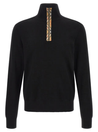 Black Wool Cardigan