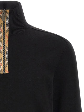 Black Wool Cardigan