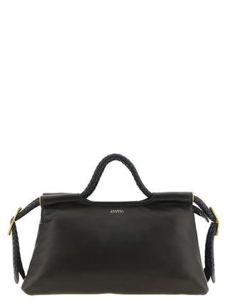 Black Lamb Leather Handbag