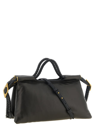 Black Lamb Leather Handbag