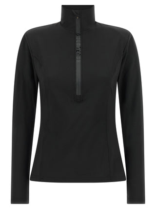 Black Polyester Cardigan
