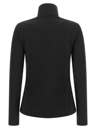 Black Polyester Cardigan