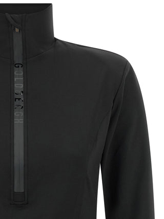Black Polyester Cardigan