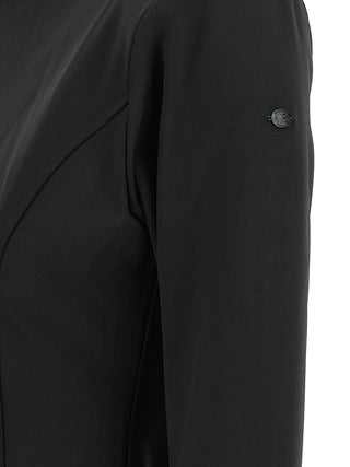 Black Polyester Cardigan